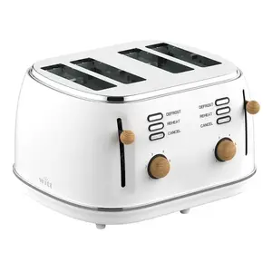 Toaster Witt 61120069 4 slice 1500 W White