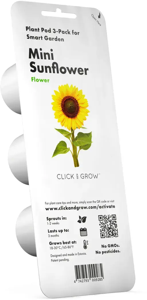 Click and Grow SGR65X3 — мини-подсолнухи, 3 шт. Photo 2