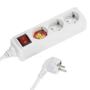 Vivanco VVELSTR3SCHSWWP power extension 1.4 m 3 AC outlets indoor white Type F