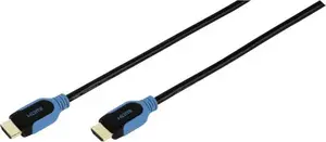 Кабель HDMI Vivanco VVVHDMI25MMK штекер-штекер позолоченные контакты черный