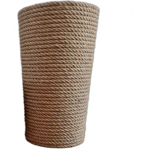 Flower pot Adoni Adoni47 – jute exterior, diameter 28 cm, height 47 cm
