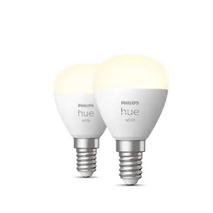 Smart bulb Philips Hue White Lustre E14 Bluetooth 2-pack