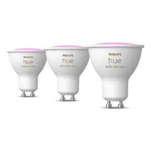 Smart lighting spot Philips Hue GU10 4.2 W LED White and colour ambience