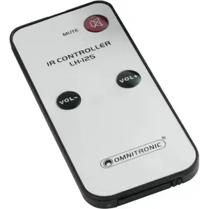 Пульт дистанционного управления Omnitronic L-125 (10355126) — инфракрасный беспроводной пульт для аудотехники
