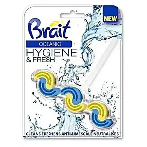 Блок для унитаза Brait Oceanic 45 г — чистящее средство и освежитель для бачка, 45 г