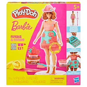 Play-Doh Playset Barbie Florals and Fringe G1360 — modeling compound playset with Barbie theme