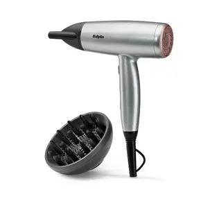 Фен BaByliss Cosmos D580DE 2100 Вт Сатиновая сталь Двигатель DC