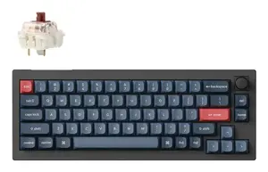 Механическая клавиатура Keychron V2 Max V2M-D3 65% беспроводная, QWERTY английская, RGB подсветка, черный/карбон
