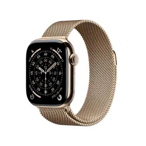 Viedpulkstenis Apple Watch Series 11 GPS + Cellular 42mm Zelta titāna korpuss