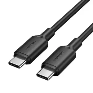 Кабель Vention TRCBH USB-C на USB-C 1 м USB 2.0 60 Вт черный