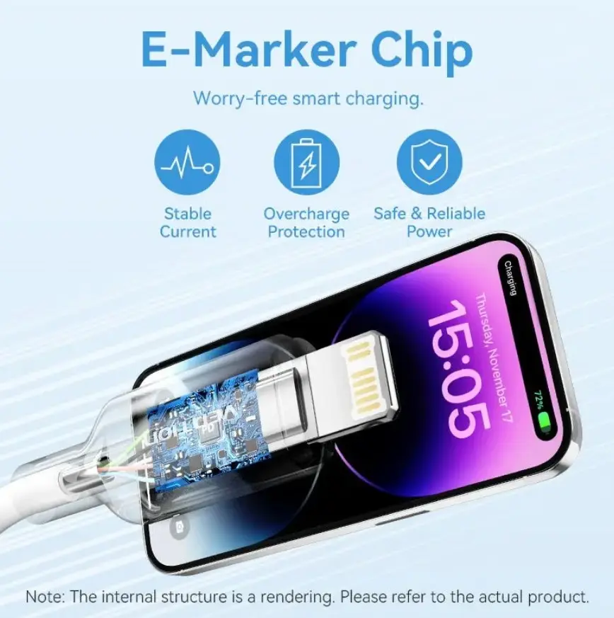 Vention LAKSF USB-C to Lightning Cable Photo 3