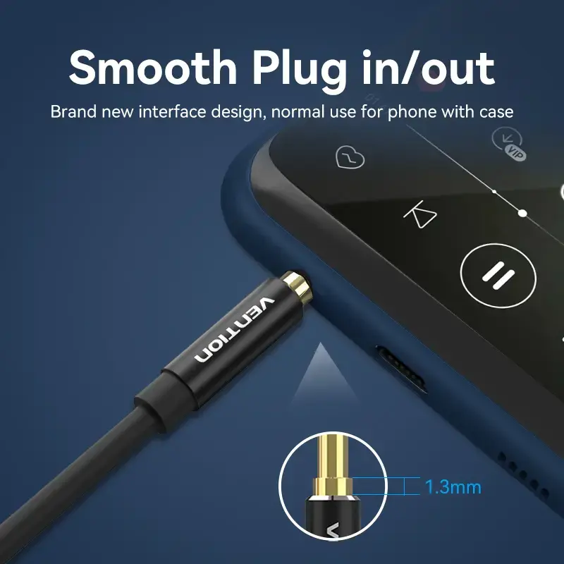 Vention 3.5mm Vīriešu uz Vīrieti Audio Kabelis Photo 13