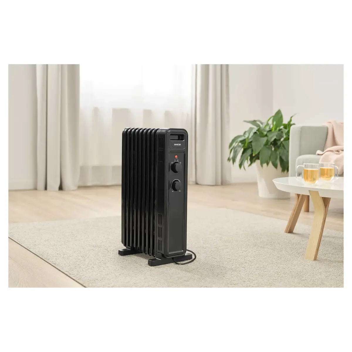 Eļļas radiators SENCOR SOH3509BK 2000 W Photo 6