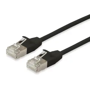 Сетевой кабель Equip Cat.6A F/FTP Slim 1.5м Черный 10000 Mbit/s