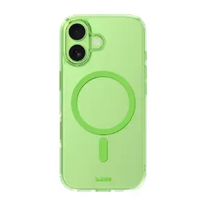 LAUT CRYSTAL FLURO Light Green Cover for Apple iPhone 17 with 6.3 inch screen made of Polycarbonate and Thermoplastic polyurethane