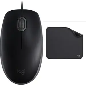 Logitech B110 Silent Wireless Optical Mouse with 2.4GHz Connection