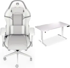 Игровое кресло ENDORFY Scrim OWH Белый и электрический стол Atlas L 150см x 78см