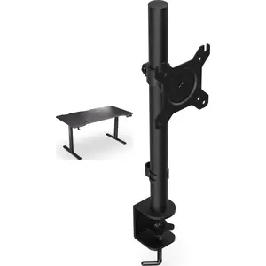 Electric Standing Desk ENDORFY Atlas L Black with Monitor Mount Atlas Single