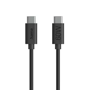 USB cable Hama 00086446 1.2m USB C Black USB 2.0 0.48 Gbit/s