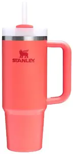Термос-бутылка STANLEY Quencher H2 About FlowState™ 0.89 л Hot Coral - изолированный контейнер для напитков