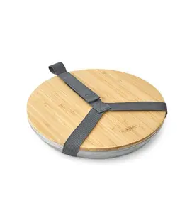 Dinner Plate Set black blum OL-PLATE001 — set of 4 steel plates