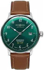 Pulkstenis Zeppelin LZ129 Hind 80564, korpusa diametrs 40 mm, analogs ciparnīca, nerūsējošā tērauda siksniņa