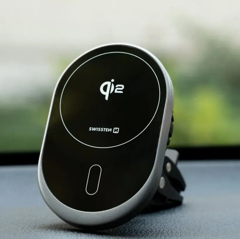 SWISSTEN MagRide Qi2 15W auto bezvadu lādētājs Photo 5