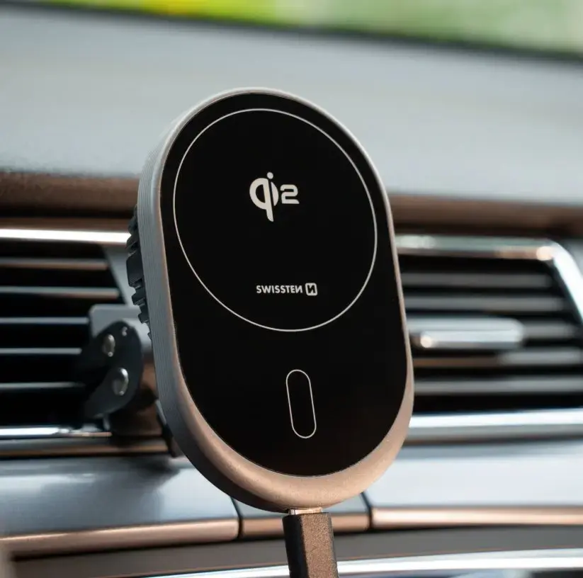 SWISSTEN MagRide Qi2 15W auto bezvadu lādētājs Photo 6