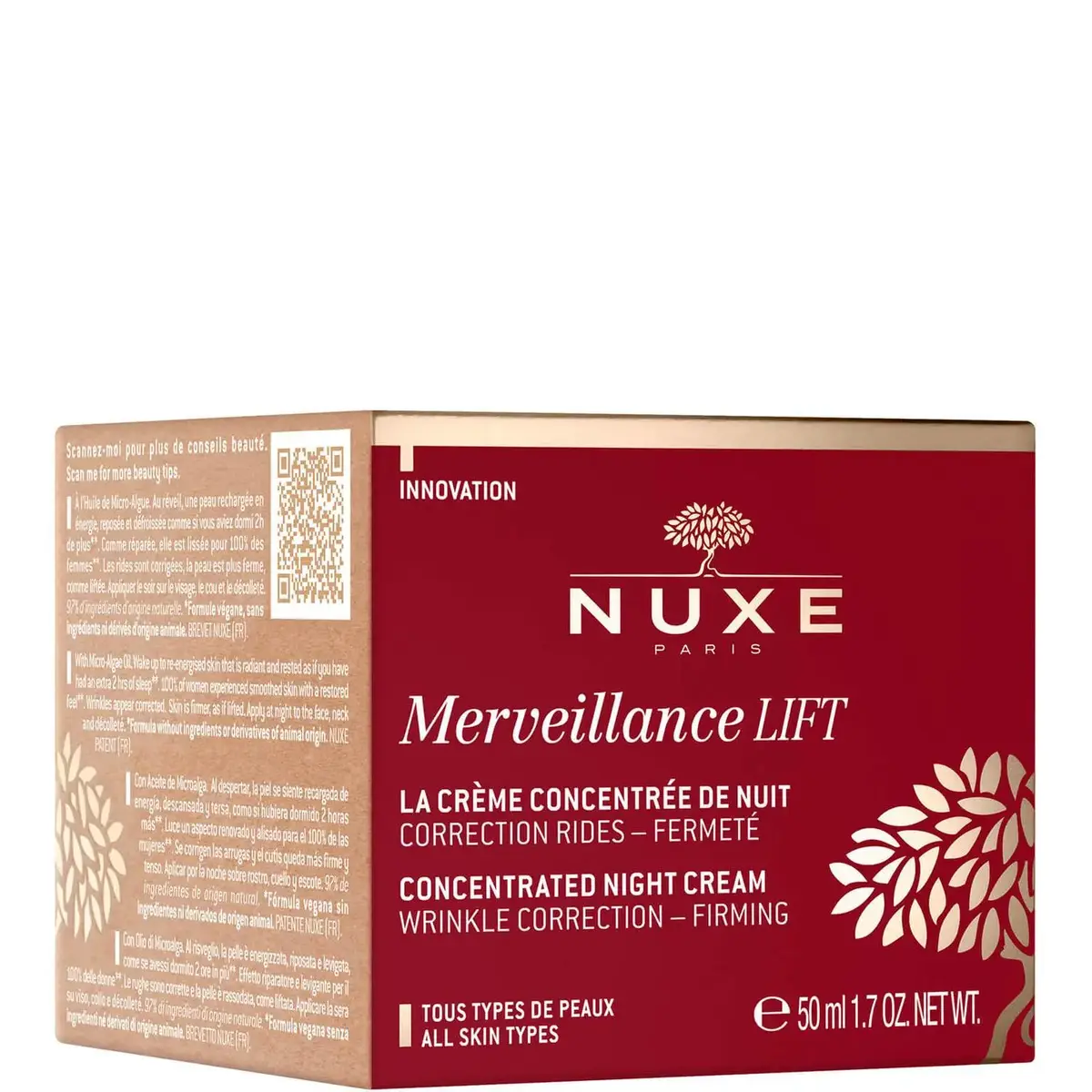 Nakts krēms NUXE Merveillance Lift Concentrated Photo 7