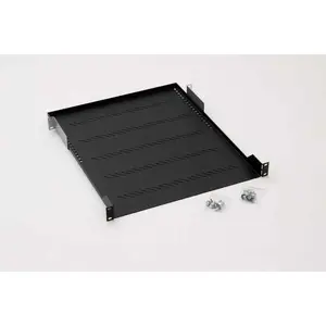 Triton Shelf with perforation 1U 950mm Black RAB-UP-950-A1