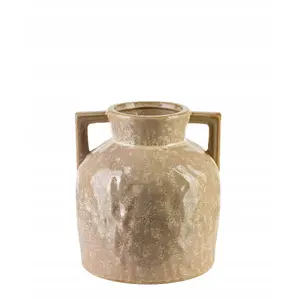 Vāze RING ARINA BEIGE HTTS3864 — keramikas, 8×18×20,5 cm