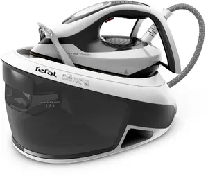 Tefal Express Power SV8130 Tvaika ģenerators 2800 W 1.8 L 450 g/min tvaika padeve Durilium AirGlide Autoclean zole melna un balta