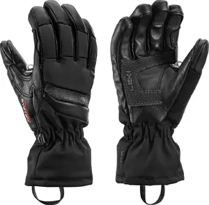 Cimdi Leki Griffin Base 3D Women — melni, izmērs 7.5