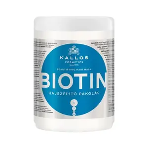 Маска для волос Kallos KJMN Biotin 1000 мл — укрепление и питание волос