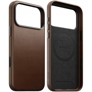 Leather Case Nomad for iPhone 17 Pro Max MagSafe Compatible Brown