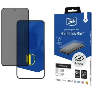 Защитное стекло 3MK Privacy Glass HardGlass Max для Samsung Galaxy S25 FE