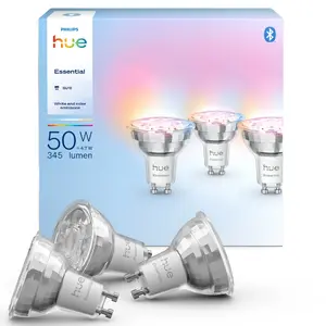 Smart bulb Philips Hue Essential WCA 345 GU10 Bluetooth White 3-pack