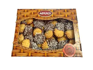 Cepumi Adugs Sea Horse ar kakao glazūru 350 g — pakas kakao pārklājuma cepumi