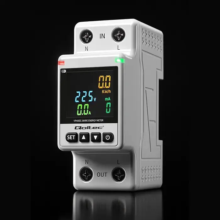 Vienfāzes skaitītājs QOLTEC 50981 230V 50Hz Photo 5
