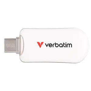 USB-C Flash Drive Verbatim Plectra 64GB 100MB/s Read 25MB/s Write