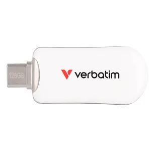 USB-C Flash Drive Verbatim Plectra 128GB 100MB/s Read 25MB/s Write