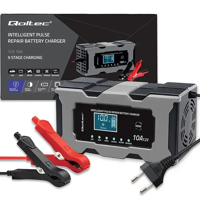 Зарядное устройство QOLTEC 52493 12В 10А Photo 8