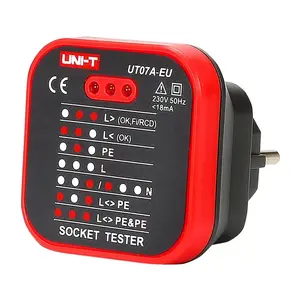 Power outlet tester Unit UT07A-EU — voltage and polarity tester for mains sockets