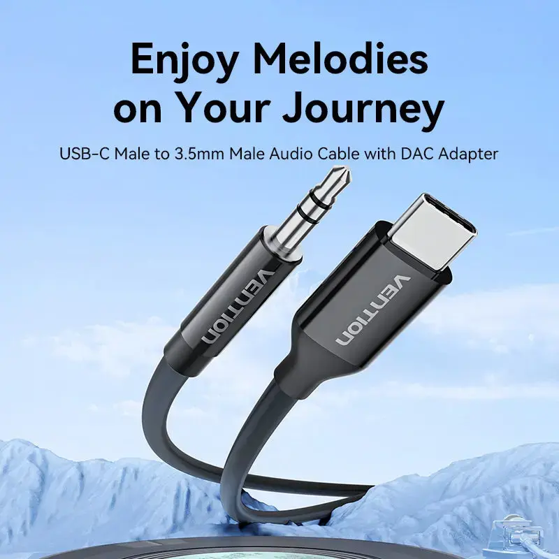Vention BIFBF USB-C uz 3.5mm audio kabelis 1.5m Photo 2