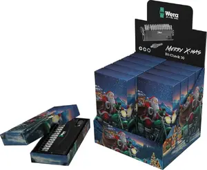 Wera Bit set Bit-Check 30 bits Christmas 2025 — 30-piece compact bit assortment