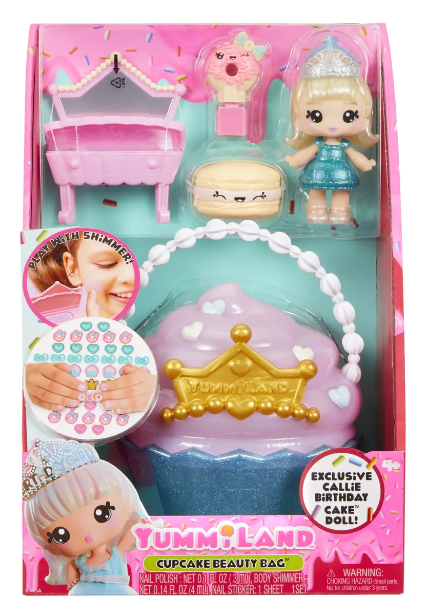 MGA Entertainment Yummiland Beauty Bag Spēļu komplekts Kafijas kūka Photo 6