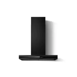 Wall-mounted range hood Elica ADÉLE @ BLMAT/A/60 — black, 150 mm exhaust, noise 69 dB, Energy class A, Fluid dynamics A, Grease filter B