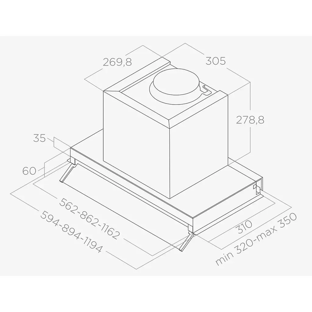 Built-in hood ELICA BOXIN ADVANCE @ IX/A/60 Photo 2