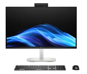 HP EliteStudio 8 G1i AI PC All-in-One PC with 27-inch Quad HD IPS Display, Intel Core Ultra 7 265, 32 GB DDR5 RAM, 512 GB SSD, and Windows 11 Pro in Silver