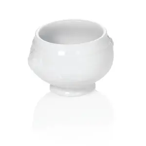 Porcelain terrine WAS LIONS 500 ml, white - WAS terrine 500 ml porcelain